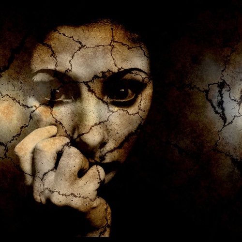 fear cracked face