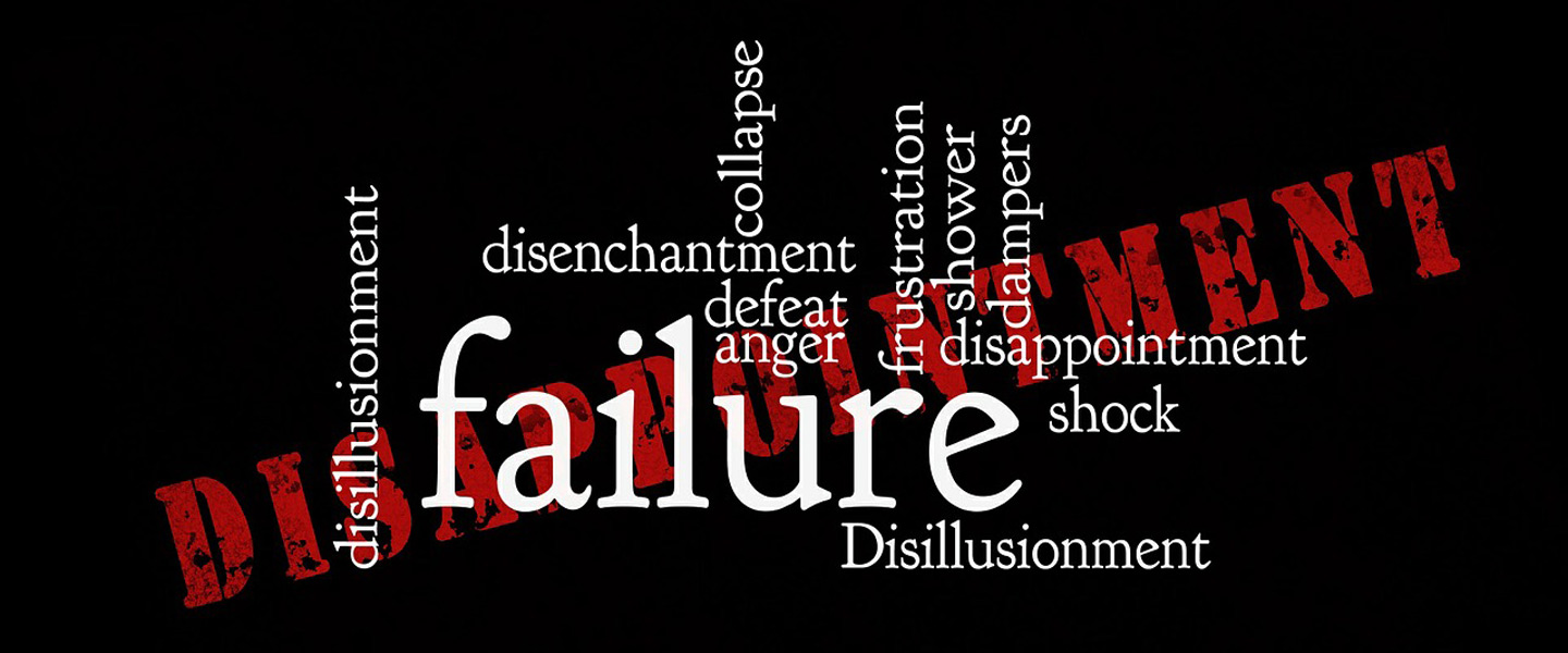 disappointment failure