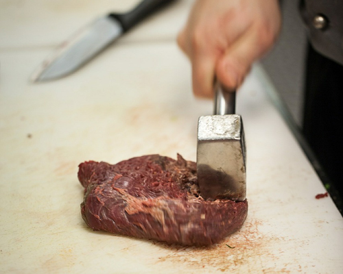 tenderized meat